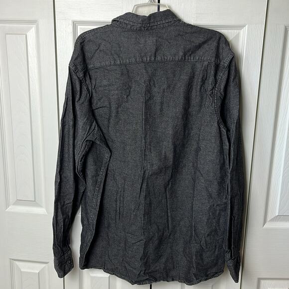 Wrangler Flex for Comfort Button Down Shirt dark Gray XL - Picture 5 of 7